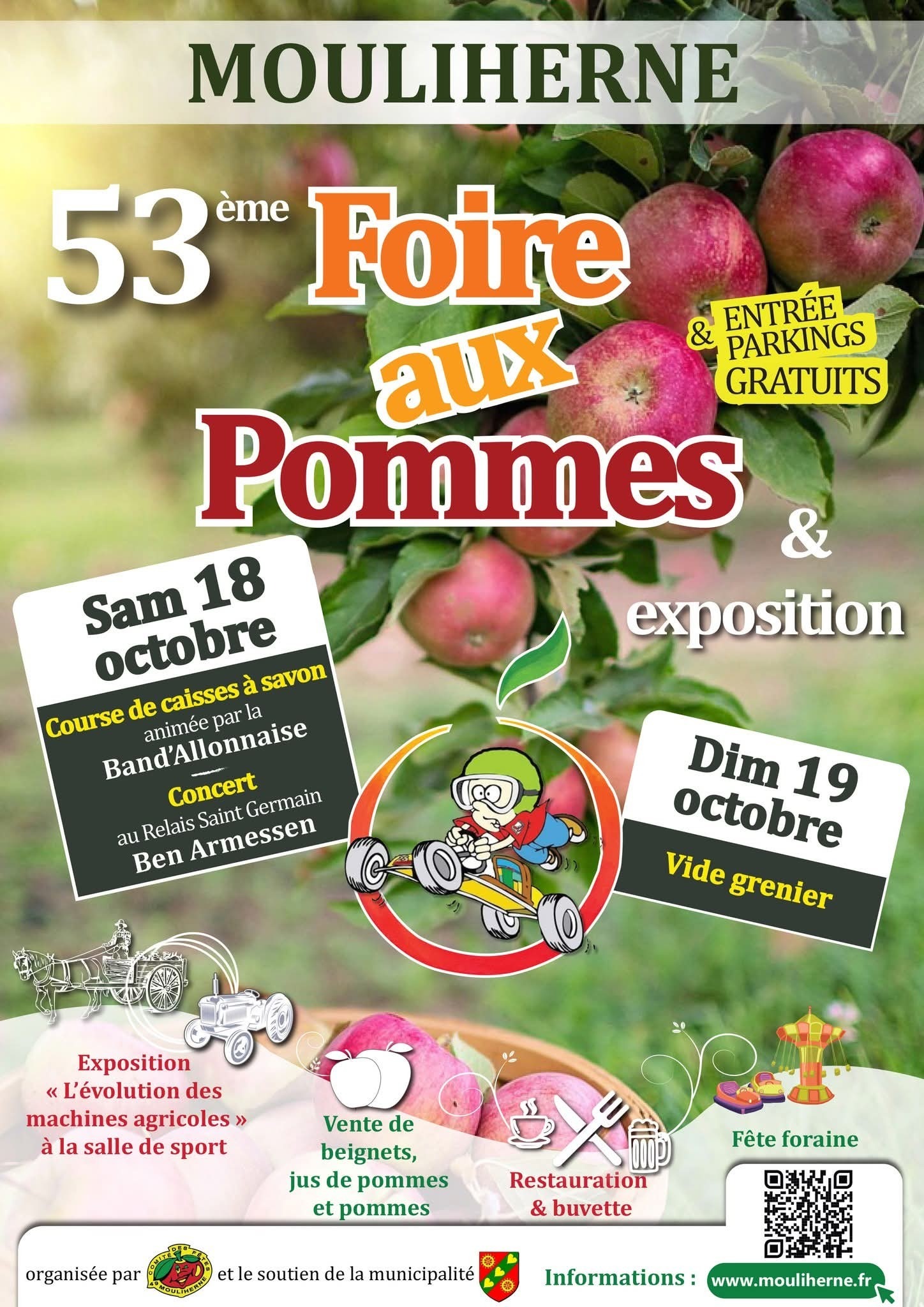 Foire aux pommes de Mouliherne 2025 - Le programme
