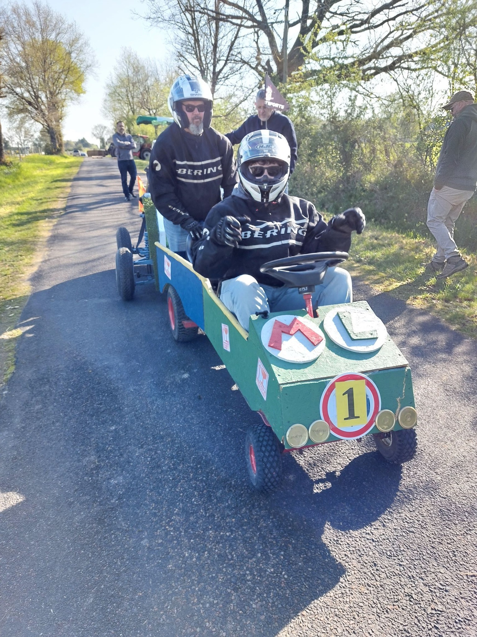 Descente de caisses à savon