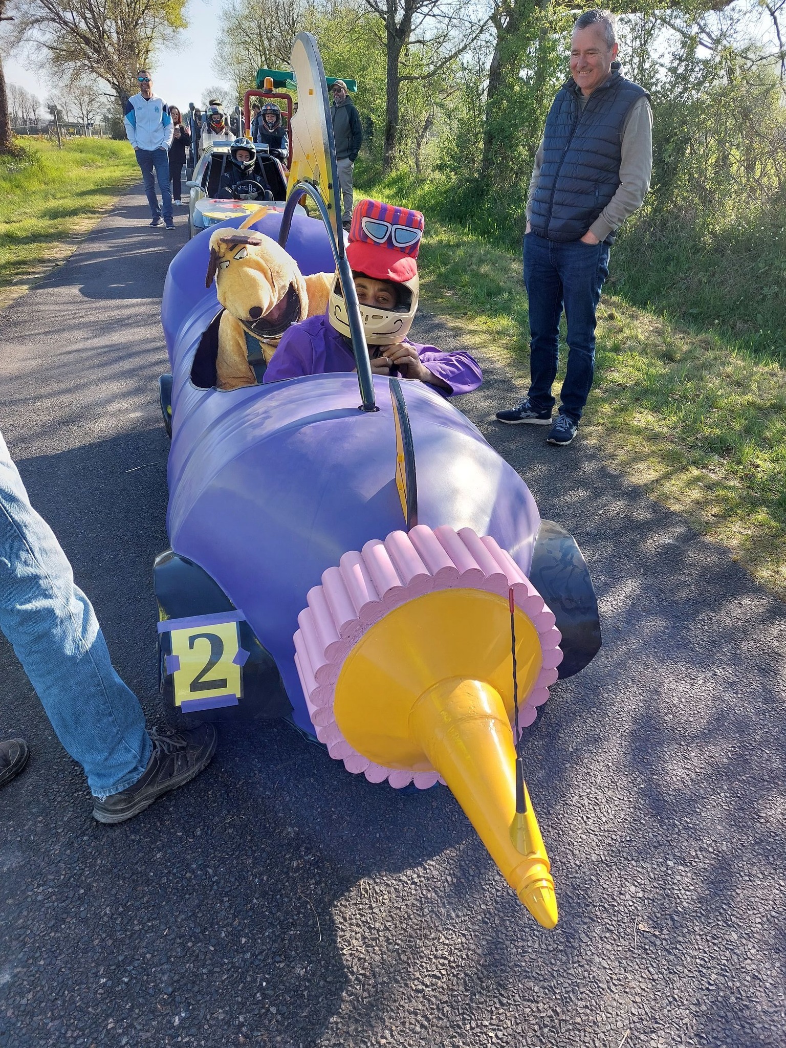 Descente de caisses à savon