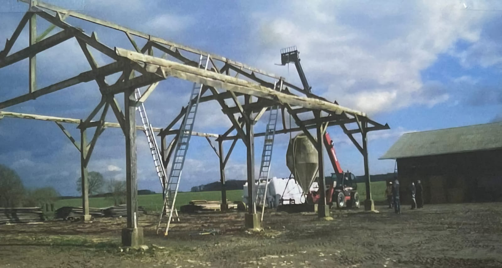 Construction d'un hangar Construction d'un hangar